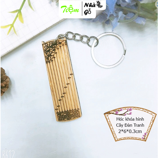 Móc Khóa Hình Mô Phỏng Các Loại Đàn (Nhạc cụ ) Siêu Dễ Thương