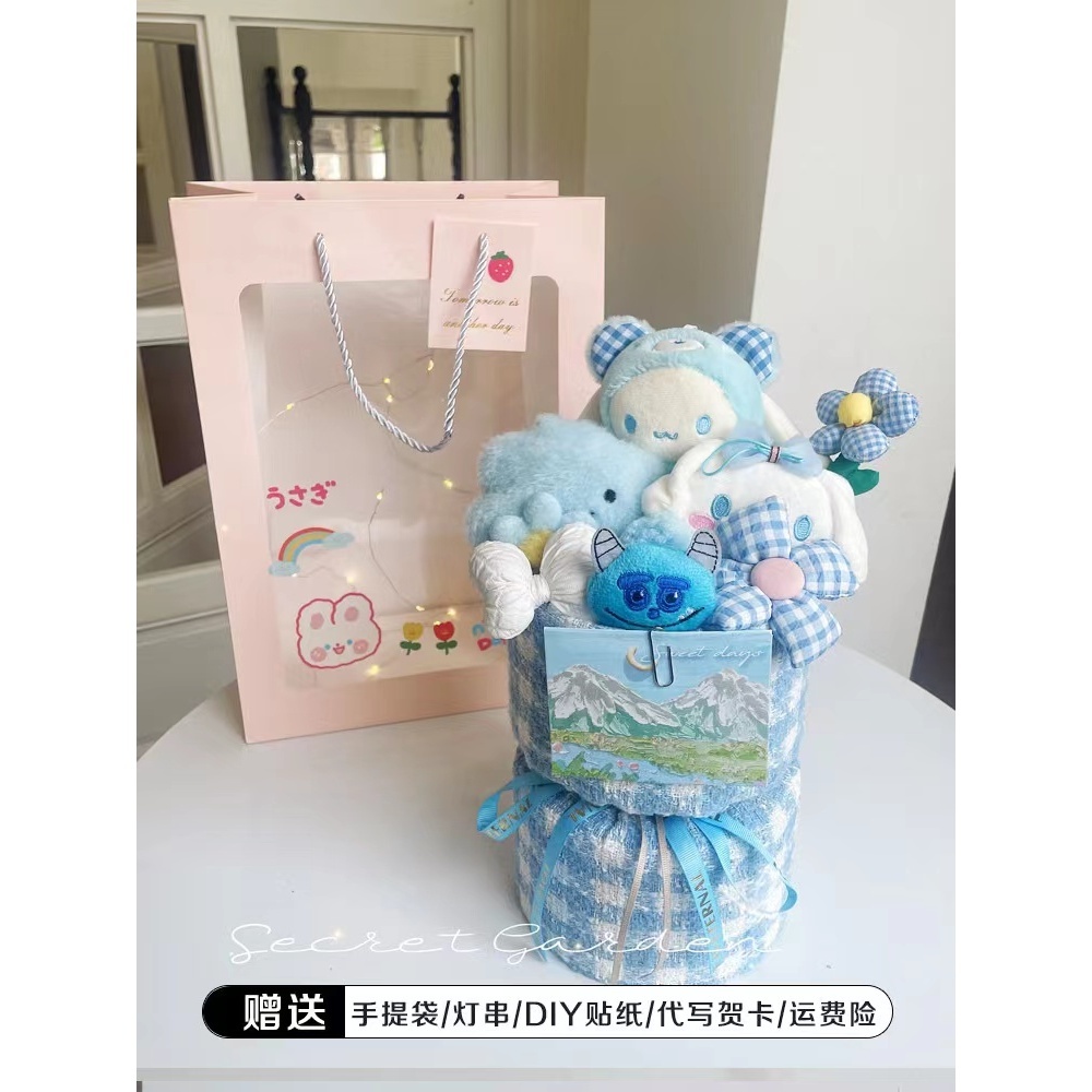 Bó hoa gấu bông làm quà tặng người yêu, quà sinh nhật, quà 20/11