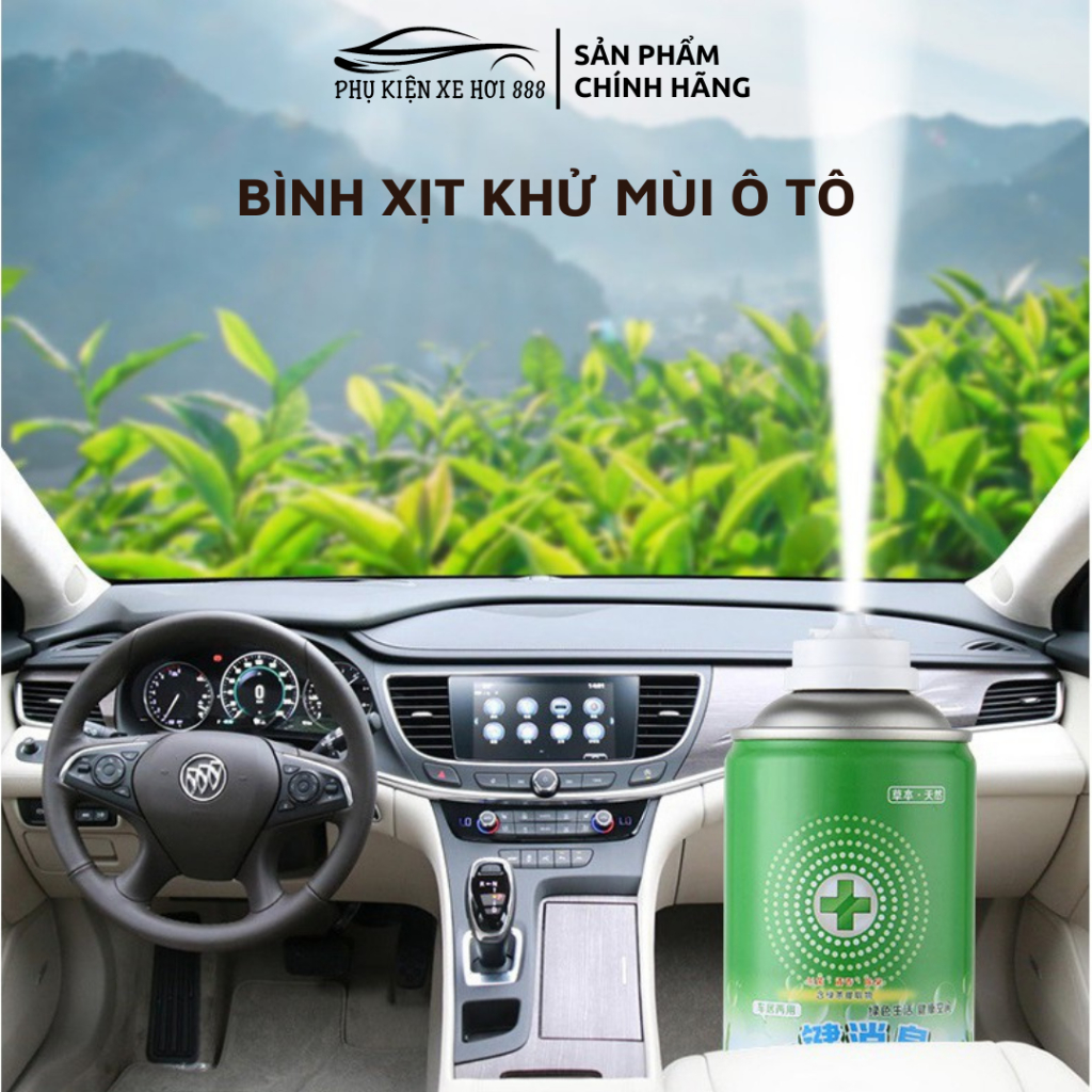 Bình Xịt Khử Trùng Ô Tô, Bình Xịt Tự Động Khử Mùi Điều Hòa Làm Thơm, Làm Mát Không Khí Xe Hơi