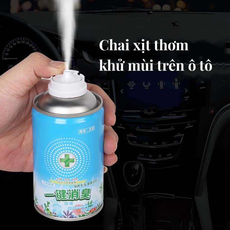 Bình Xịt Khử Trùng Ô Tô, Bình Xịt Tự Động Khử Mùi Điều Hòa Làm Thơm, Làm Mát Không Khí Xe Hơi | BigBuy360 - bigbuy360.vn