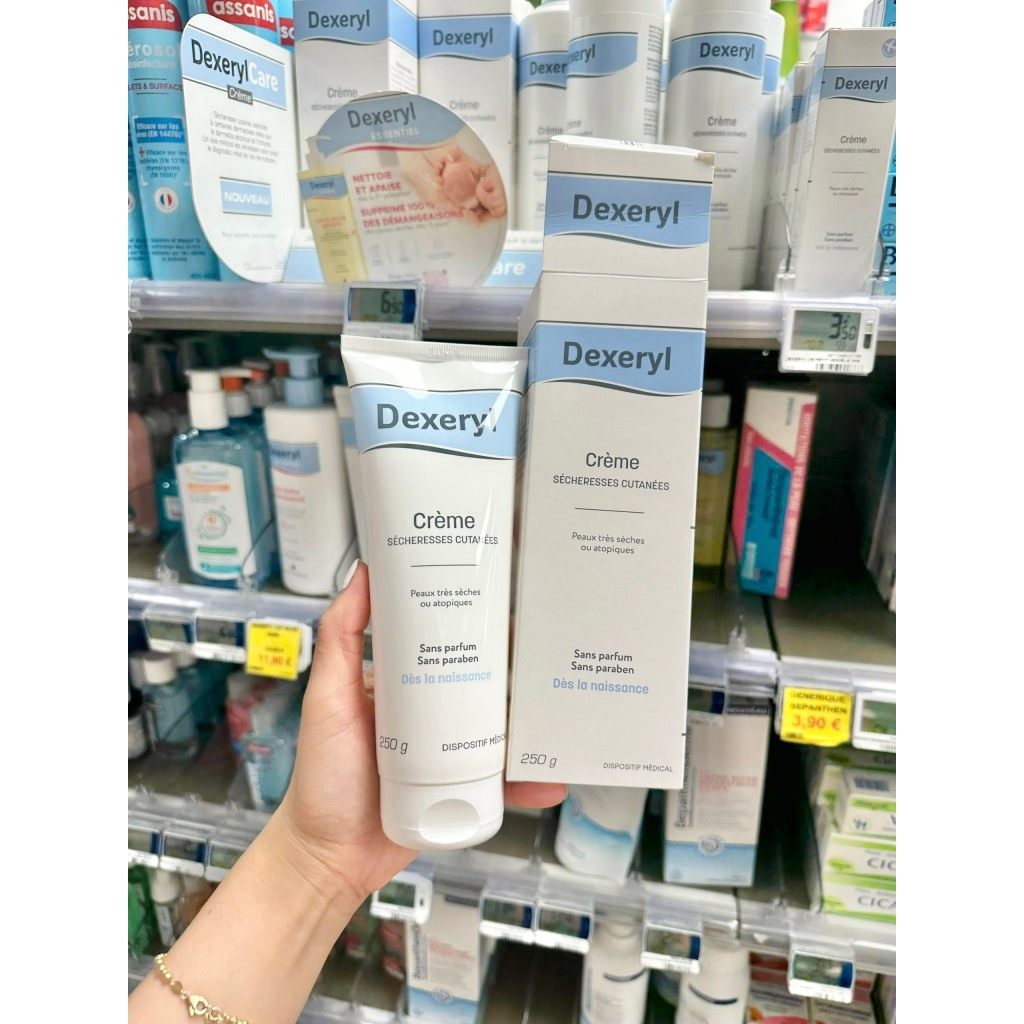 Kem nẻ dưỡng ẩm làm mềm da Dexeryl Creme chính hãng Pháp hỗ trợ chàm sữa cho bé