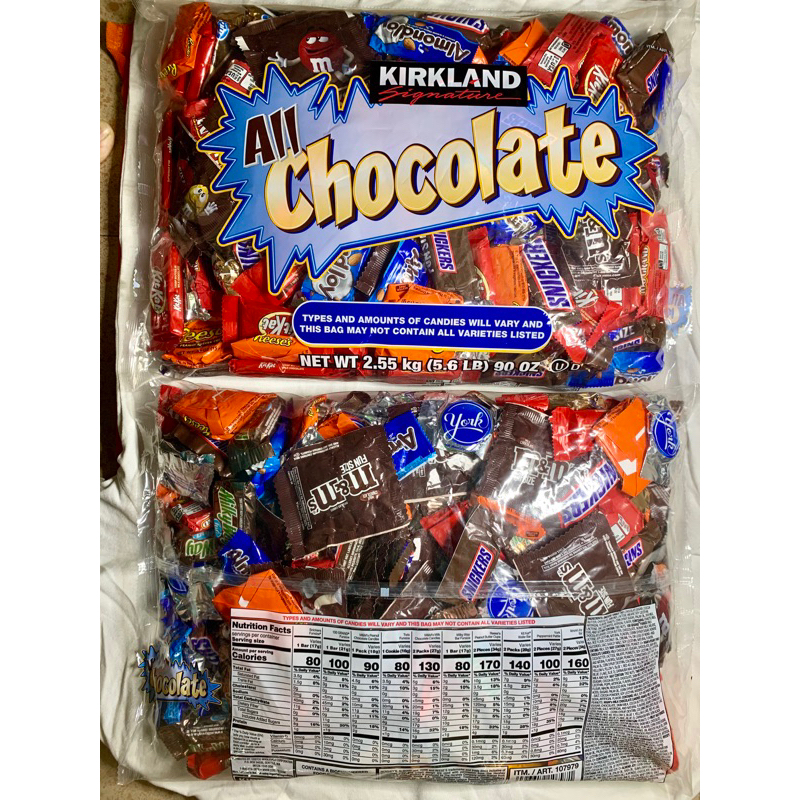 Chocolate hỗn hợp 150 viên Kirkland 2.55kg Mỹ