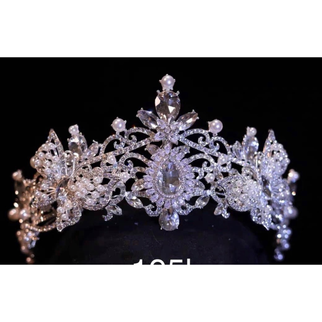 Vương Miện Cài Tóc Hai Con Bướm mã W1142