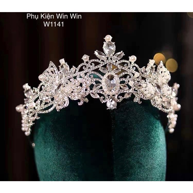 Vương Miện Cài Tóc Hai Con Bướm mã W1142