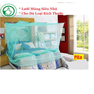 {ĐẶC BIỆT} Mùng Ngủ Tuyn Màu 3M,4M  Lưới Nhỏ Nhất, Chống Muỗi An Toàn