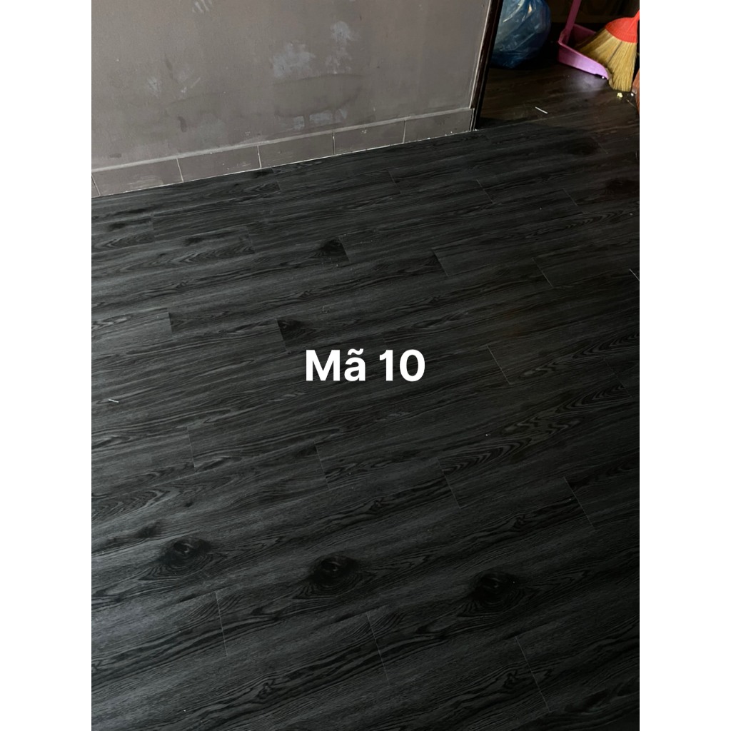 Combo 7 Tấm  sàn nhựa giả gỗ có keo sẵn