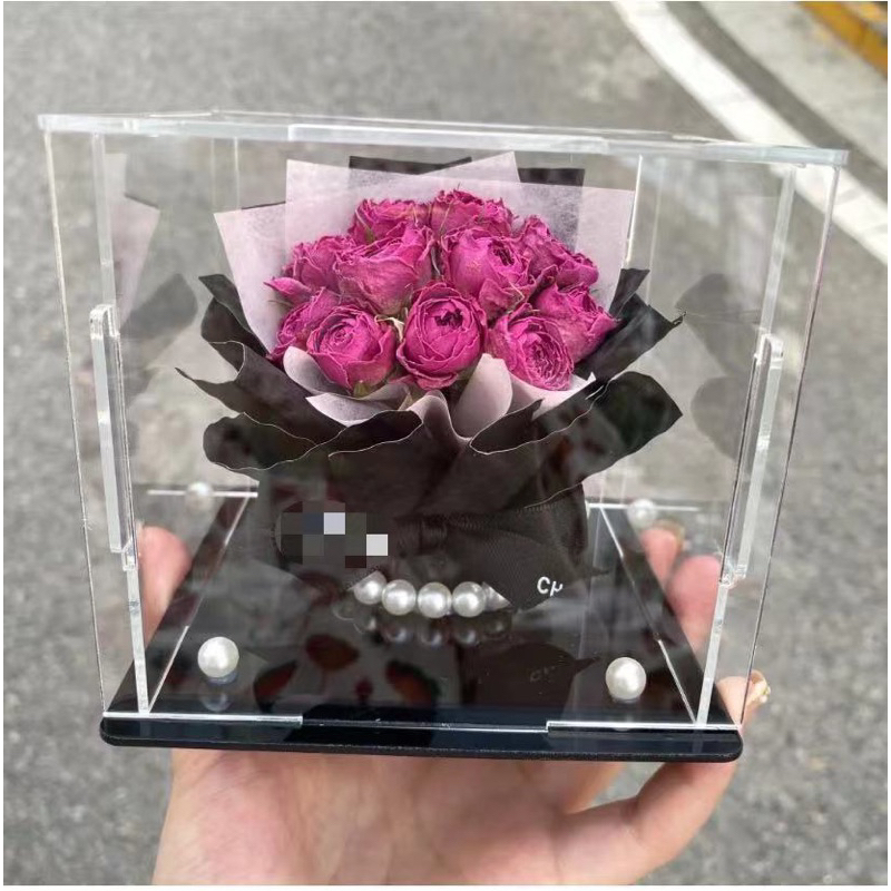 Hộp quà hoa acrylic