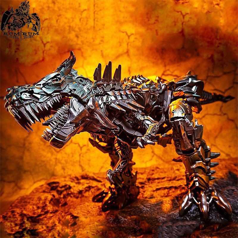 Mô hình lắp ráp phim Transfomer- Grimlock LS05- HKM04 Siêu khủng long bạo chúa Rum Rum Figure
