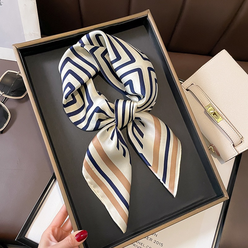 70x70cm Khăn lụa vuông size nhỏ cho nữ sang chảnh lịch sự