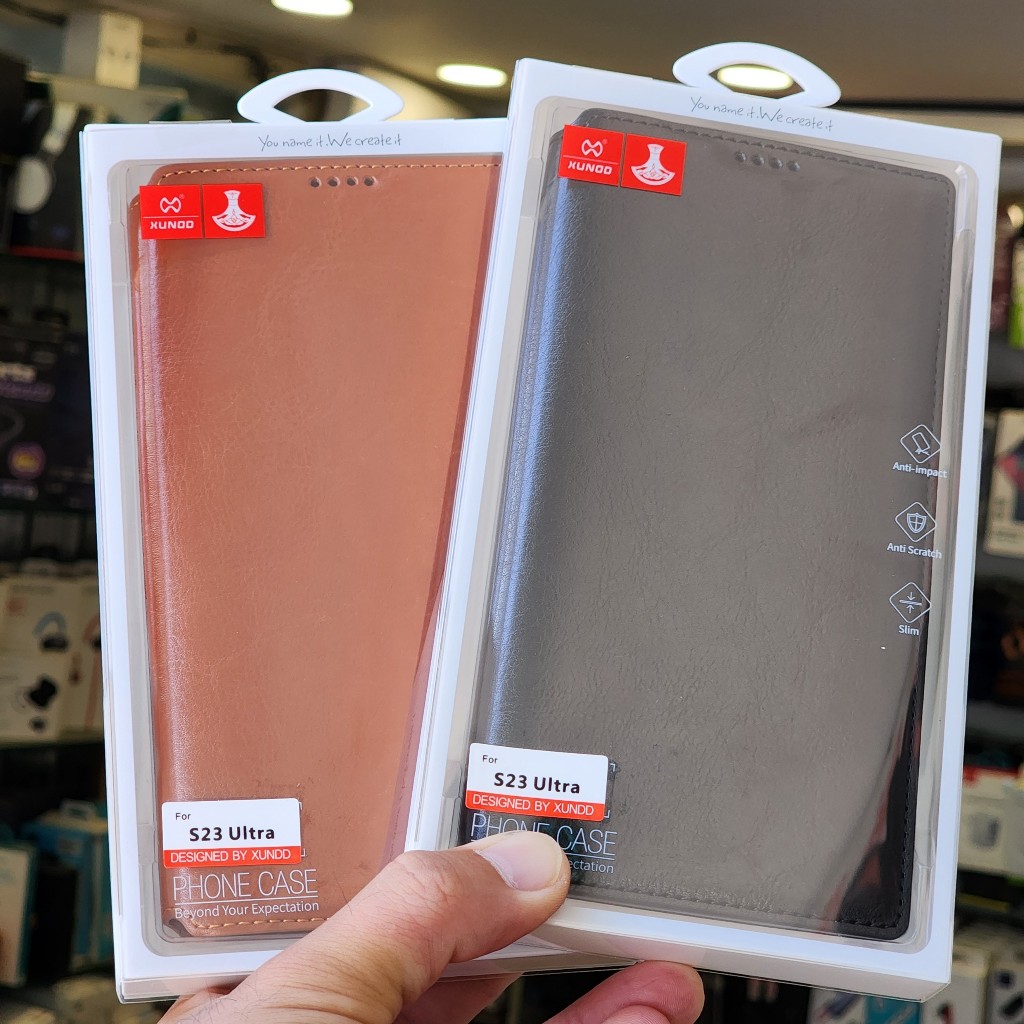Bao da Xundd dạng ví có ngăn cài thẻ cho Samsung S23 Plus,S23 Ultra,S22 Plus,S22 Ultra
