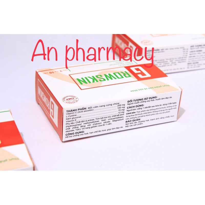 Growcell Growsel Growskin hộp 30 viên