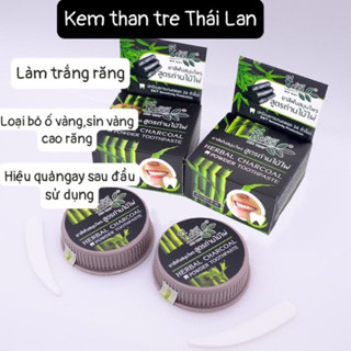 [ Hàng Chính Hãng] Bột Trắng Răng Than Tre Hoạt Tính Herbal Charcoal Thái Lan