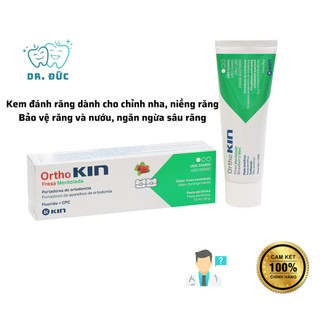 Kem đánh răng orthokin dành cho răng niềng- chỉnh nha - ortho kin 75ml