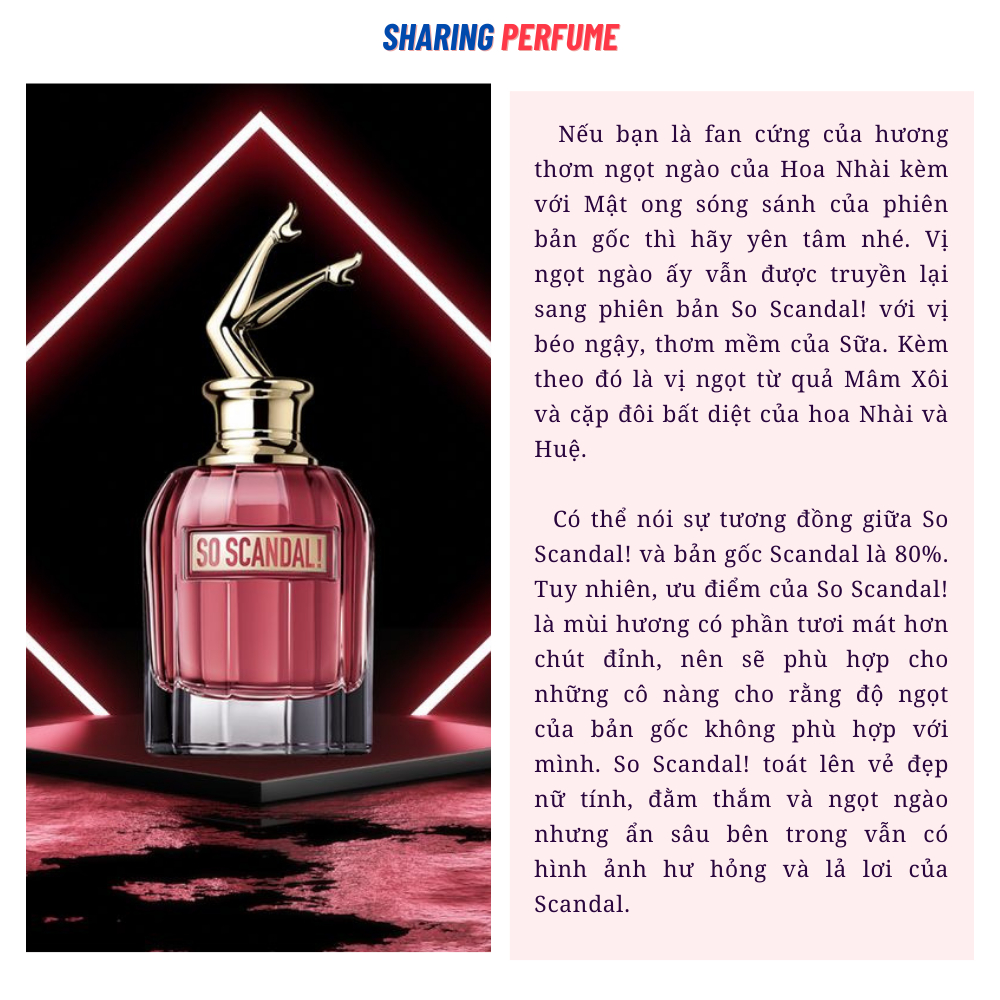 💥 Sharingperfume- Nước hoa So Scandal EDP
