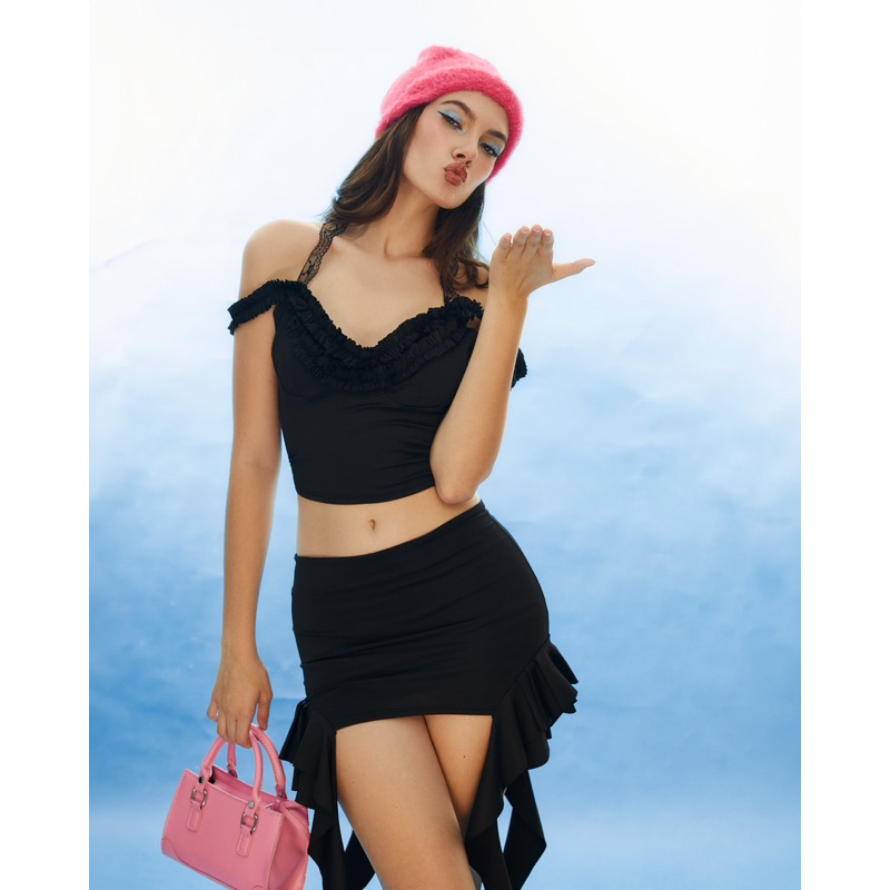 Dasha set- set áo chân váy thun cá tính