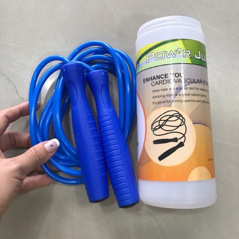 Dây nhẩy thể dục lõi cáp  Power Jump Sport Land hàng chính hãng xoay 360 độ