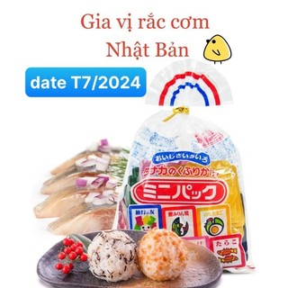 Gia vị rắc cơm Furikake nội địa Nhật cho bé ăn dặm 6 vị gồm 30 gói nhỏ (bịch 60gr)