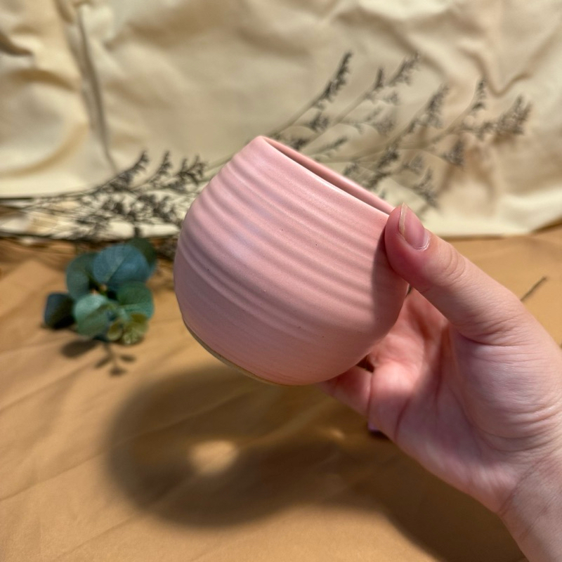 Chậu gốm Bát Tràng mini - Chậu trồng cây cảnh và sen đá 8x8x8 cm