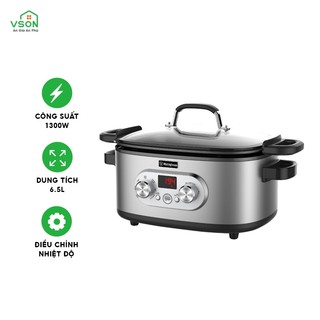 Nồi nấu đa năng Westinghouse WKMFCH509 6.5L công suất 1300W thương hiệu Mỹ