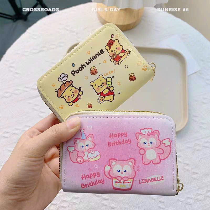 Ví mini nữ bóp ví đựng  nhiều ngăn hoạ tiết đáng yêu nhiều màu.