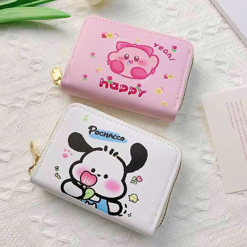 Ví mini nữ bóp ví đựng  nhiều ngăn hoạ tiết đáng yêu nhiều màu.