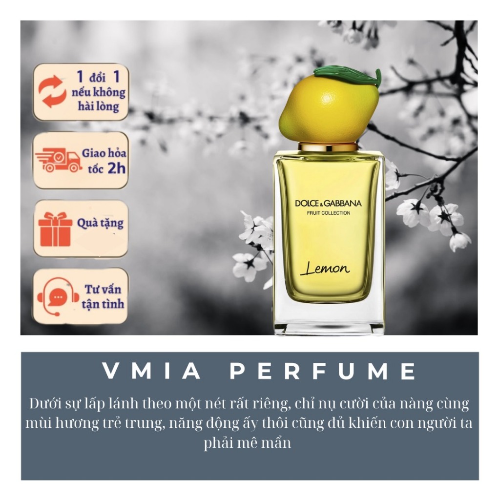 -ⱽᵐᶦᵃ- Nước hoa Dolce & Gabbana Lemon Eau de Toilette