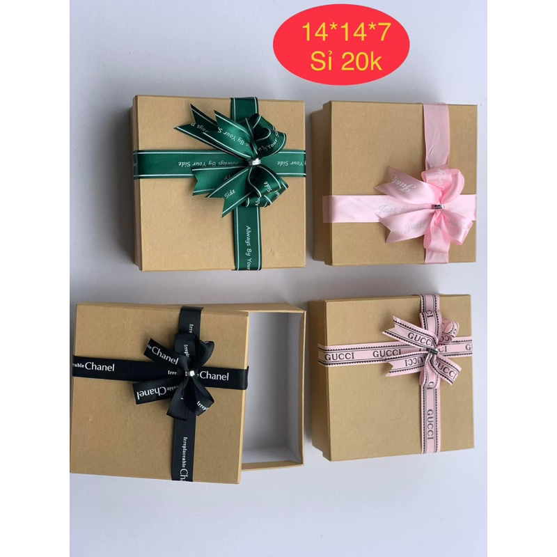 Hộp đựng nước hoa chiết vuông 14 cao 7cm