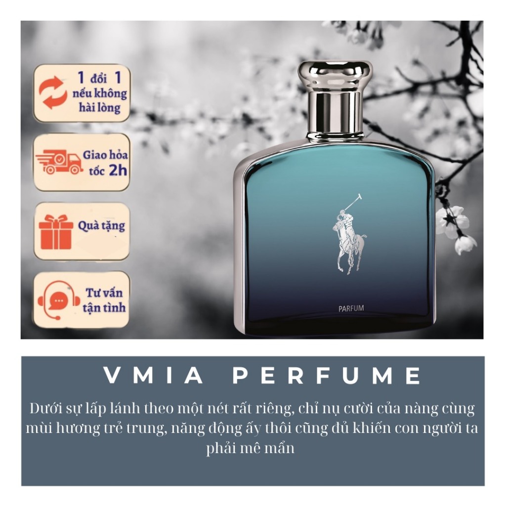 -ⱽᵐᶦᵃ- Nước hoa dùng thử Ralph Lauren Polo Deep Blue Parfum