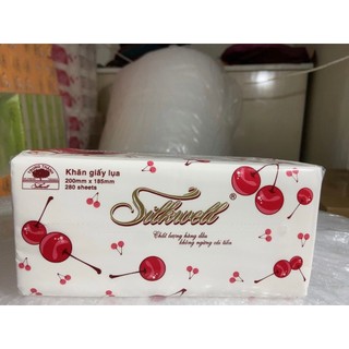 Bịch 9 gói rút lụa Silkwell 280 tờ chính hãng