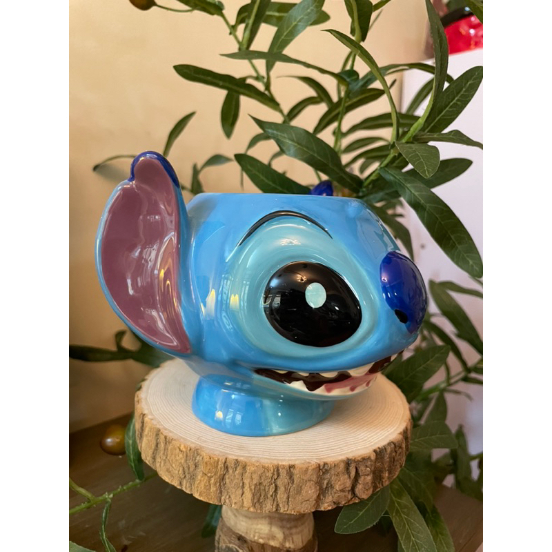 Ly stitch xanh quai phía sau - 670