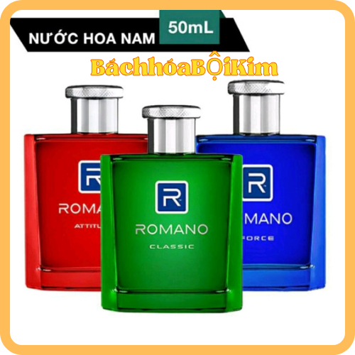 NƯỚC HOA NAM ROMANO 50ML/100ML CLASSIC/ATTITUDE/FOCE