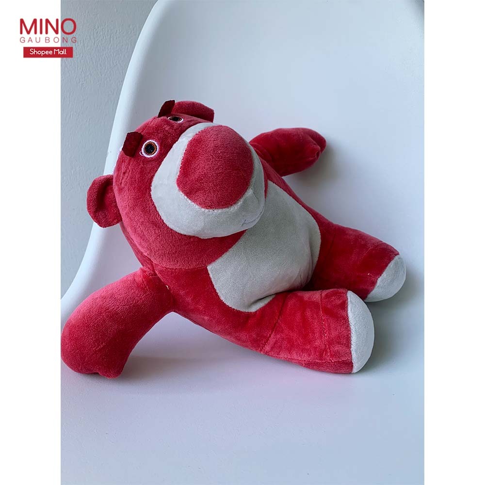 Gấu Bông Gấu Dâu Lotso Ngồi 20-25cm Cute Dễ Thương MINO STORE TH219