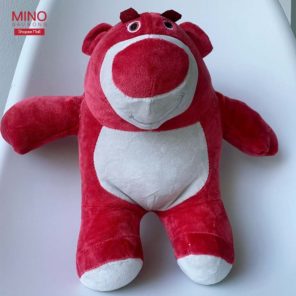 Gấu Bông Gấu Dâu Lotso Ngồi 20-25cm Cute Dễ Thương MINO STORE TH219