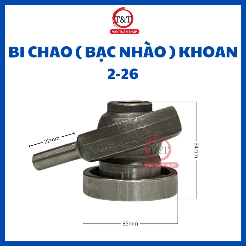 BI CHAO - BẠC NHÀO MÁY KHOAN BOSC.H 2-16 - ( BI ĐẢO MÁY KHOAN BOSC.H ) 2-26