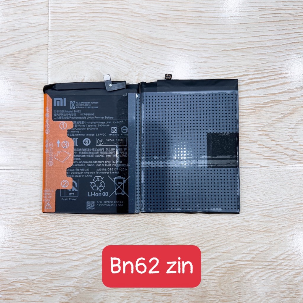 BN62 - PIN XIAOMI REDMI 9T - PIN XIAOMI REDMI NOTE 9 4G