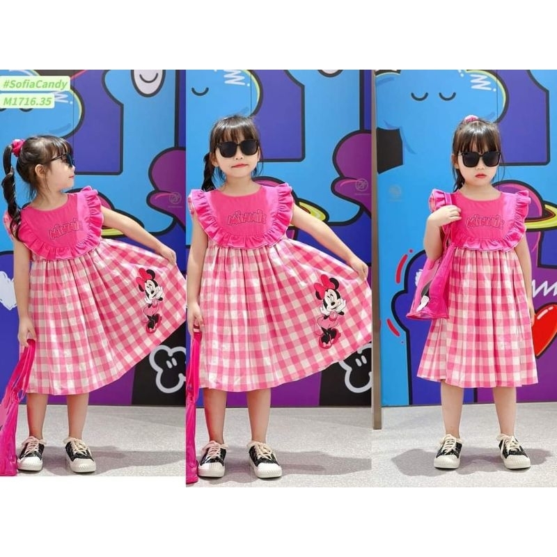 8 đến 28kg.váy gấu dâu cho bé gái.hình thật trải sàn a