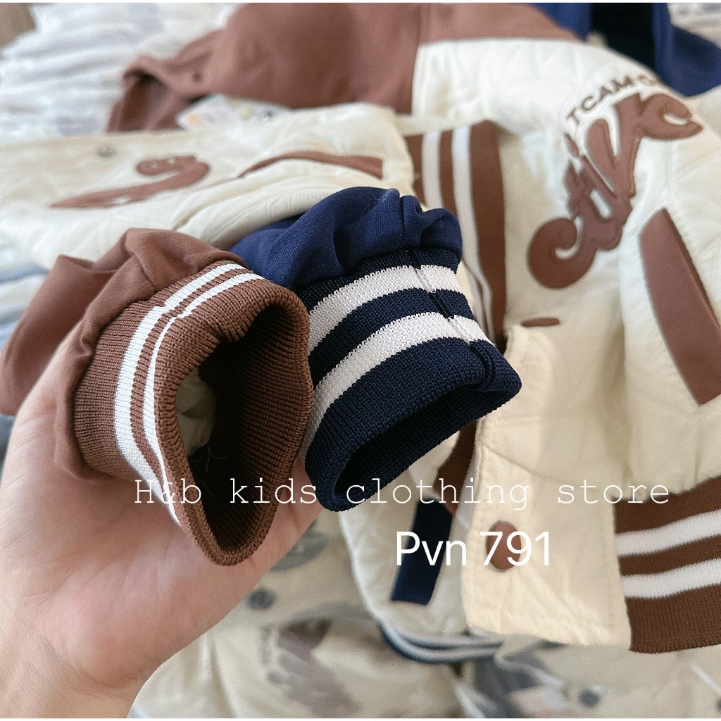 Áo khoác bé trai , Áo xốp chần Aective vải QC sành điệu cho bé trai 10-30kg