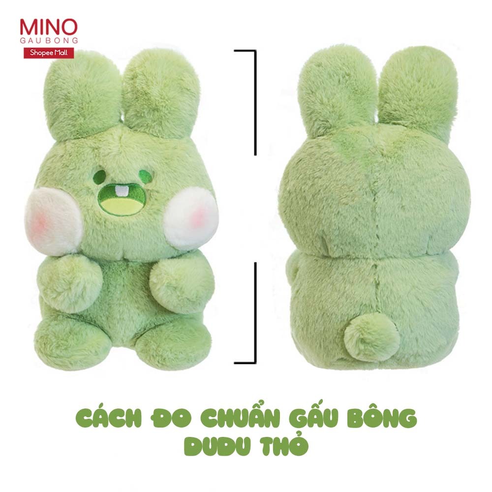 Gấu Bông Dudu Thỏ Xanh Và Gấu Dâu 20-25cm Dễ Thương MINO STORE TH220