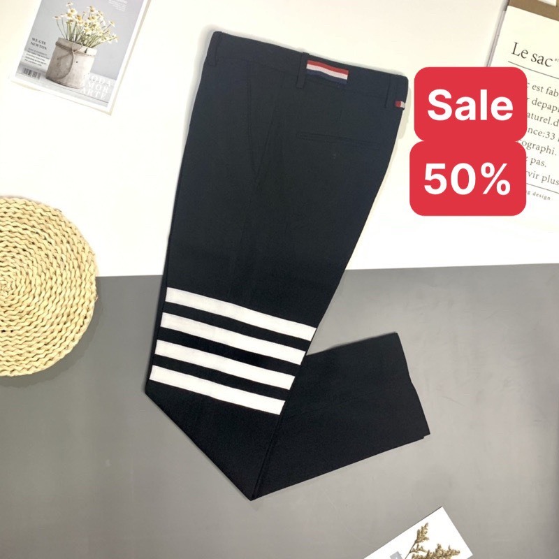 Quần thom 4 vạch trắng cho nam