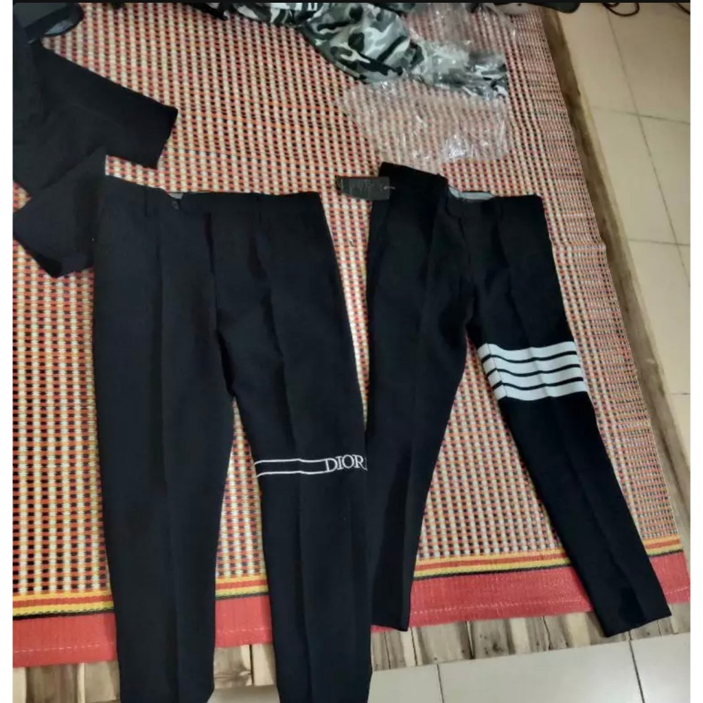 Quần thom 4 vạch trắng cho nam