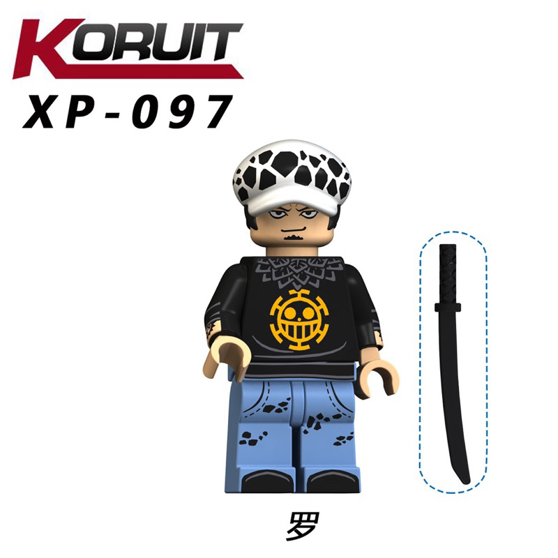Chơi Lắp Ráp Mô hình Minifigures Các Nhân Vật Truyện Tranh One Piece, Minifigure One Piece