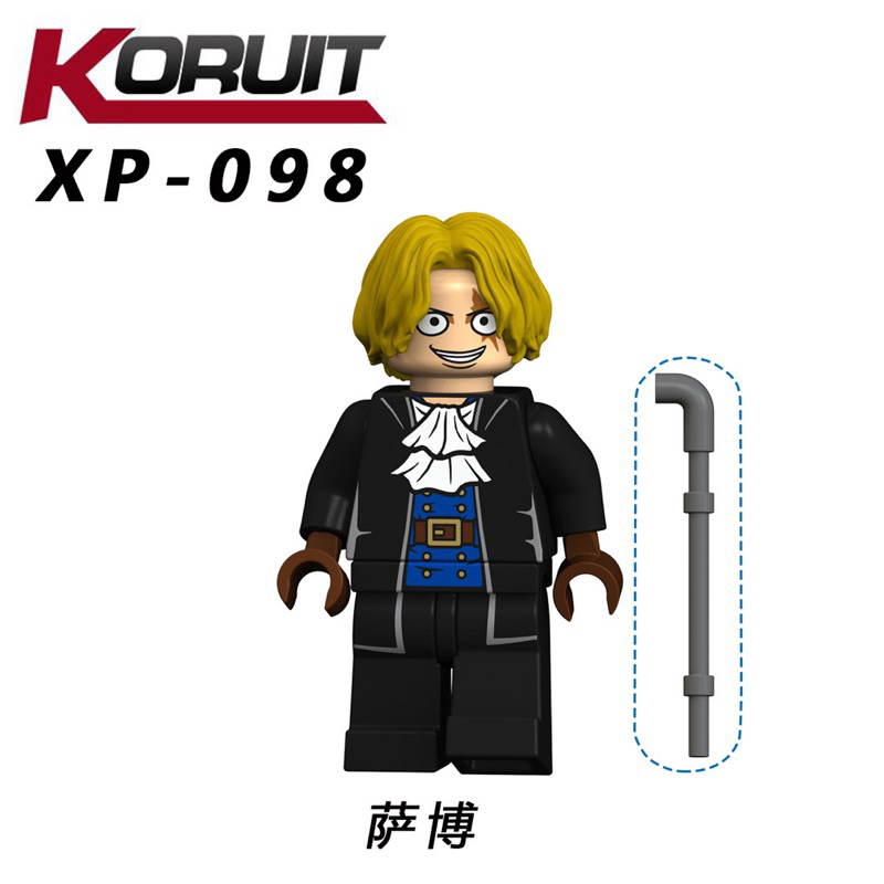 Chơi Lắp Ráp Mô hình Minifigures Các Nhân Vật Truyện Tranh One Piece, Minifigure One Piece