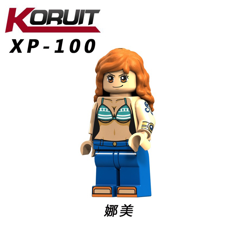 Chơi Lắp Ráp Mô hình Minifigures Các Nhân Vật Truyện Tranh One Piece, Minifigure One Piece