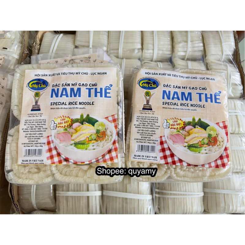 MỲ GẠO CHŨ NAM THỂ GÓI 1KG - ĐẶC SẢN BẮC GIANG