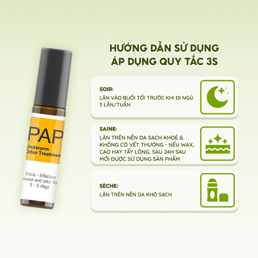 Lăn Khử Mùi COCOHER Armpit Odor Treatment Chiết Xuất Tự Nhiên, Cấp Ẩm, Hương Thơm Dễ Chịu Ngăn Tiết Mồ Hôi Nách 10ml