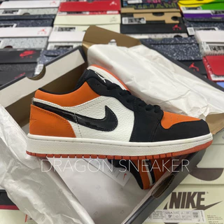 giày Jordan 1 low "shattered backboard" phối màu cam đen | cao cấp