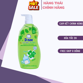 Nước rửa bình/ xúc bình sữa Dnee Thái Lan 600ml mẫu mới ..