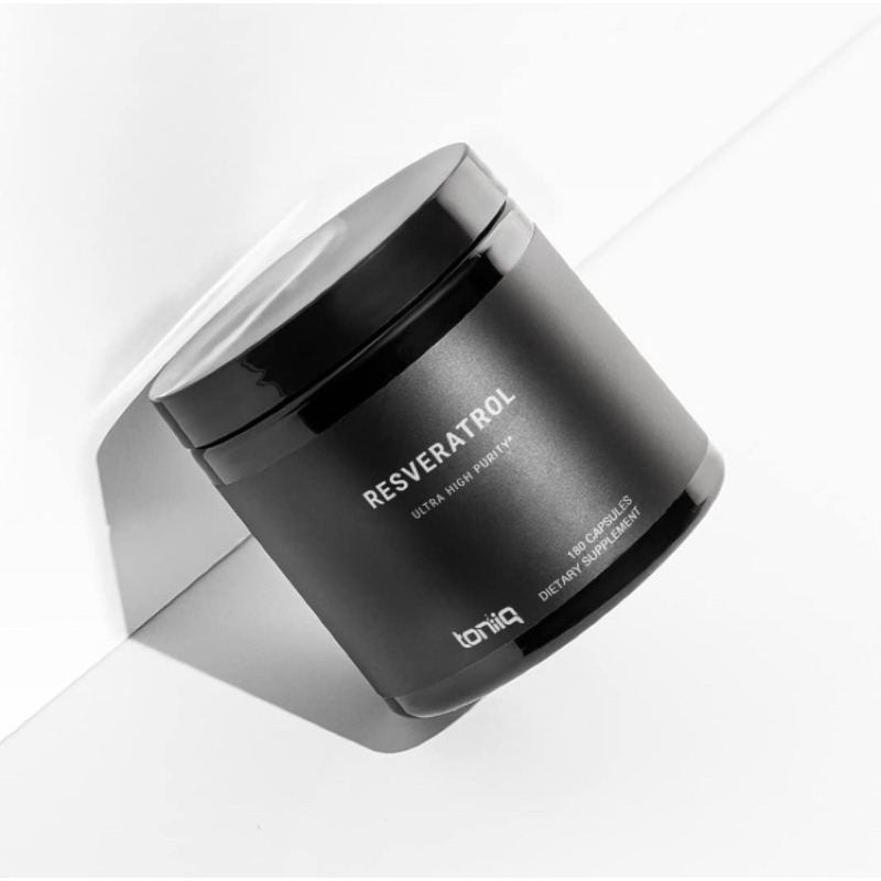 Viên chay tinh khiết Resveratrol Toniiq hỗ trợ tim mạch, chống lão hóa 180v USA