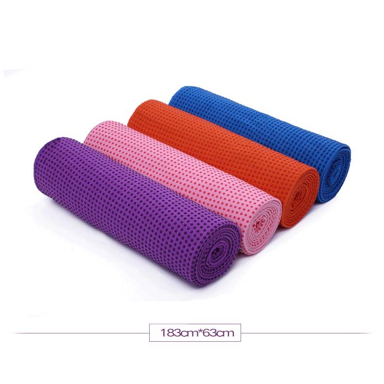 Khăn Trải Thảm Yoga Chống Trượt ANFIT Hạt Silicon Cao Cấp Thấm Hút Mồ Hôi
