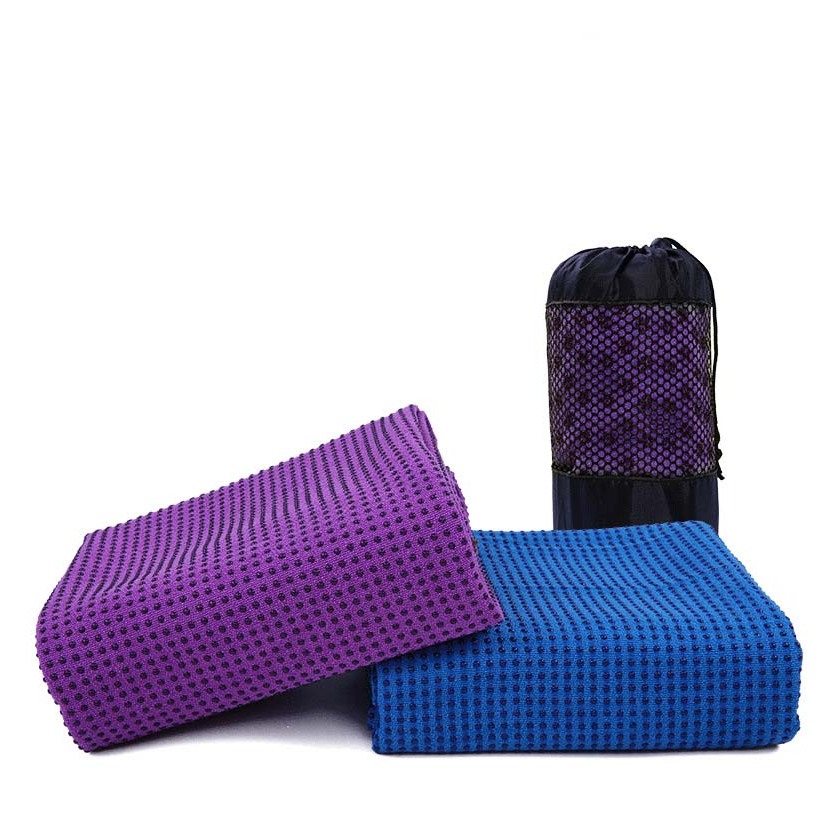 Khăn Trải Thảm Yoga Chống Trượt ANFIT Hạt Silicon Cao Cấp Thấm Hút Mồ Hôi